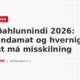 Bifreiðahlunnindi 2026: hlunnindamat og hvernig forðast má misskilning