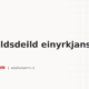 Bókhaldsdeild einyrkjans