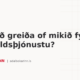 Ertu að greiða of mikið fyrir bókhaldsþjónustu?
